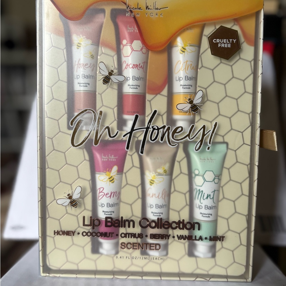 Nicole Miller Oh Honey! Scented Lip Balm Set